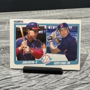 MLB | Fleer ‘90 Major League Prospects #647: John Orton & Scott Leius - Card